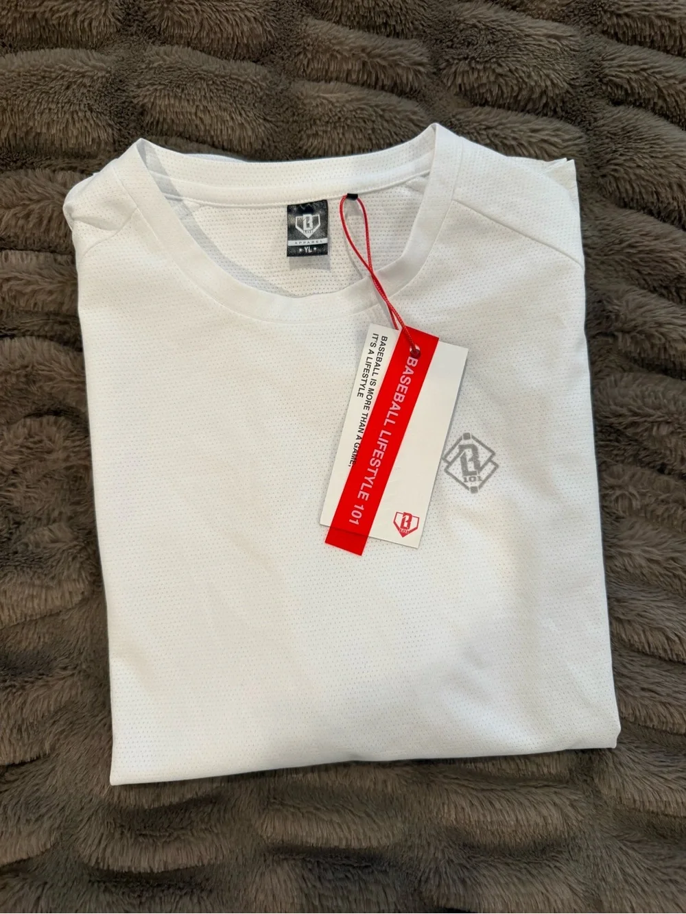 Baseball Lifestyle 101 Diamond Tech Youth Tee - youth large